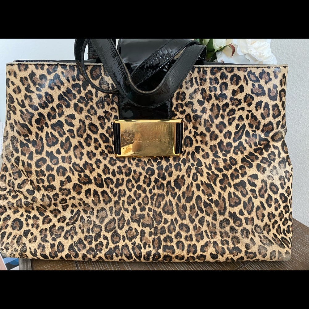 Dolce & Gabbana leopard tote